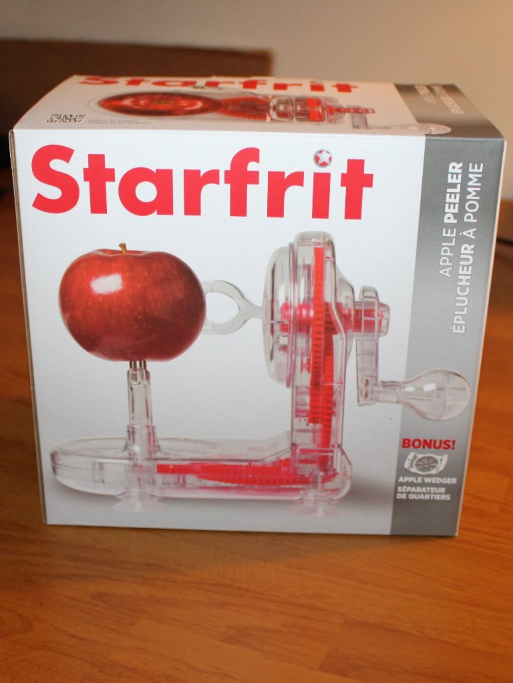 Starfrit Apple Peeler NIB Easy Peel for Pie Making Baking Kitchen Tool